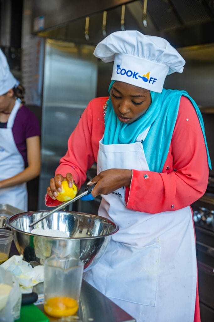 Aliyha cooking