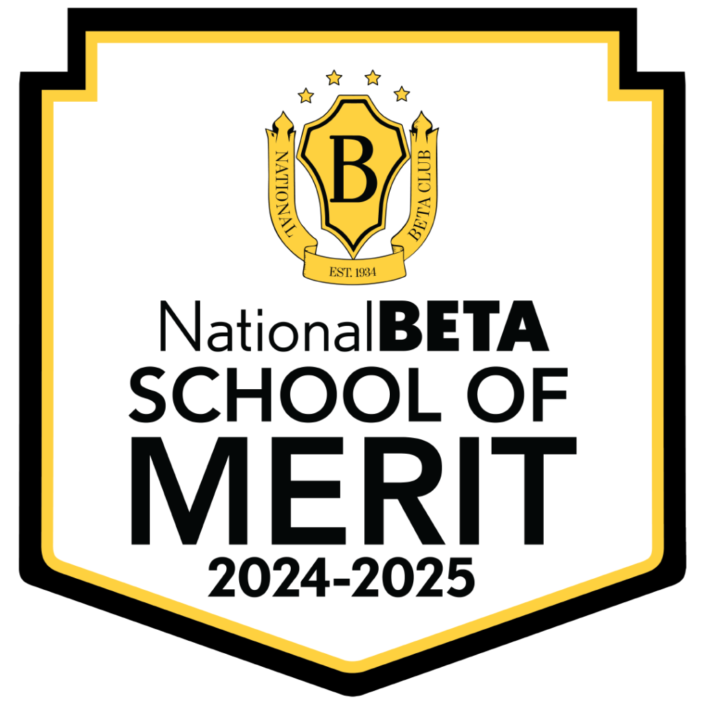National BETA school of merit logo