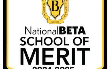 National BETA school of merit logo